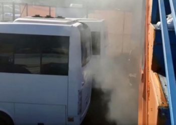 5 Temmuz Stadyumu’nda Yangın!