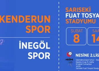 İnegölspor Maçının Biletleri Satışta